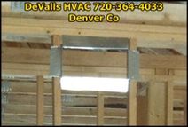 Add A Return Air Vent To Existing Ductwork Denver Colorado HVAC Contractor.