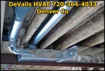 Add A Vent To Existing Ductwork Denver Colorado HVAC Contractor.