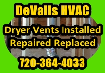 dryer vent installed, dryer vent repaired, dryer vent replaced