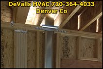 Heat Ducts Installed Repaired Replaced In Denver Metro Area By DeValls HVAC.